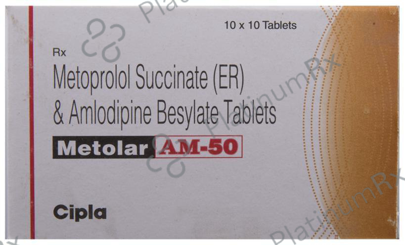 Metolar AM 5/50mg Tablet 10s
