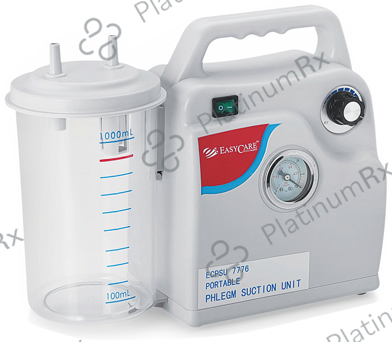 EASYCARE German Tech ECPSU 7776 Portable Phlegm Suction Unit White