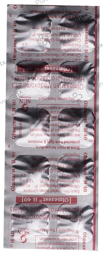 Olmezest H 12.5/40mg Tablet 10s