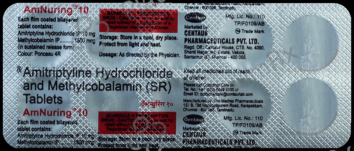 Amnuring 10mg/1500mcg Tablet SR 10s