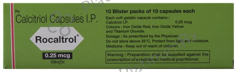 Rocaltrol 0.25mcg Capsule 10s