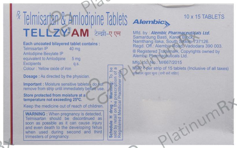 Tellzy AM 5/40mg Tablet 15s