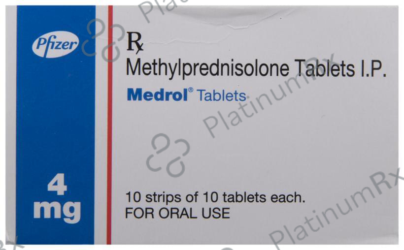 Medrol 4mg Tablet 10s