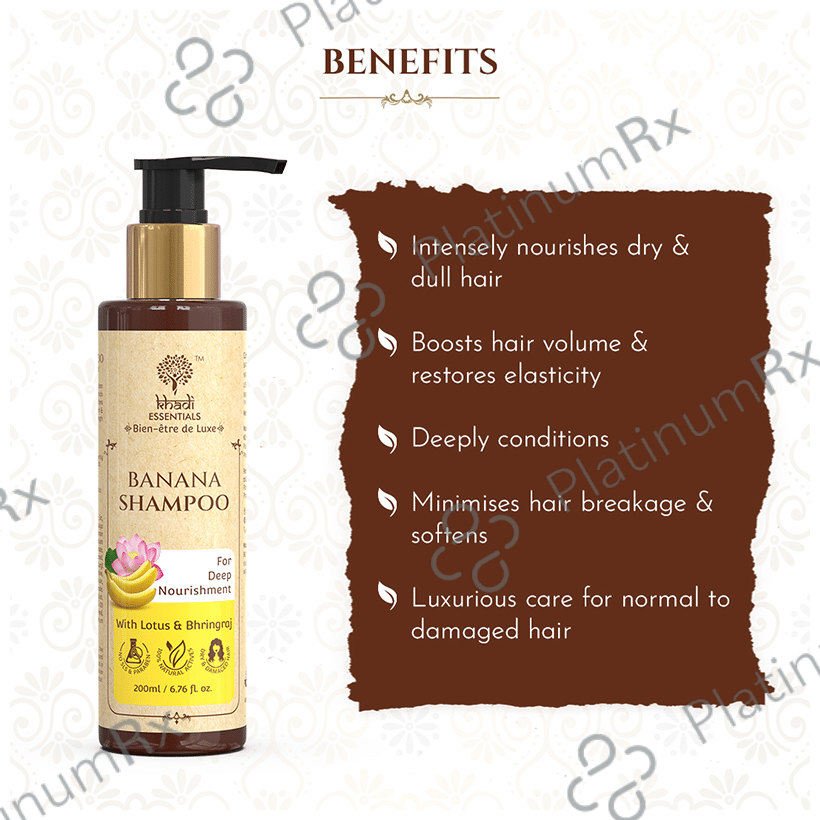 Khadi Essentials Banana Shampoo