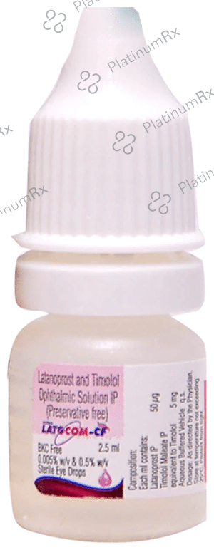 Latocom CF 50/5mg Eye Drop 1s