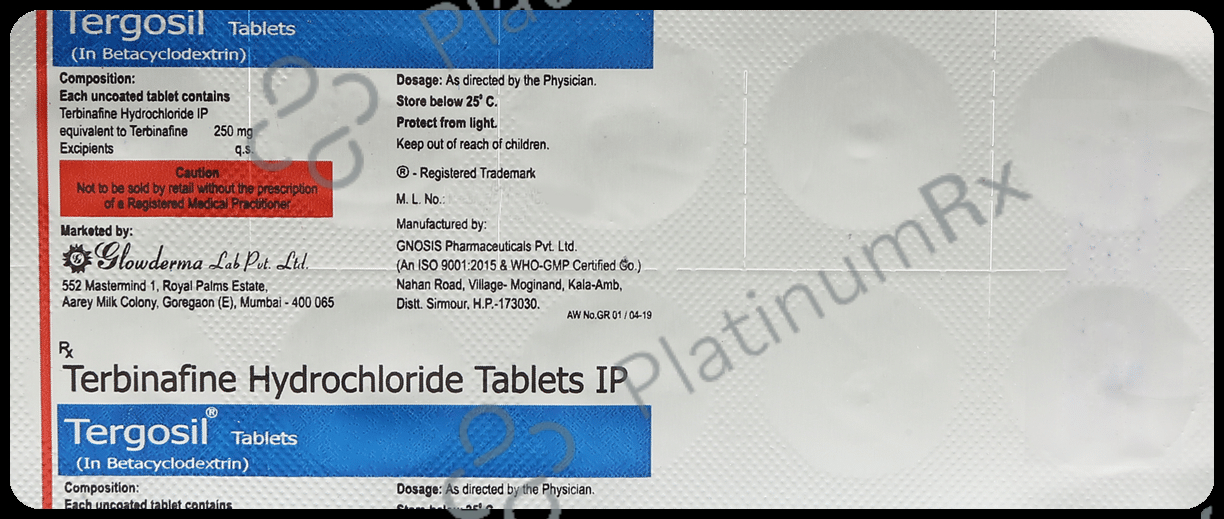 Tergosil 250mg Tablet 10s