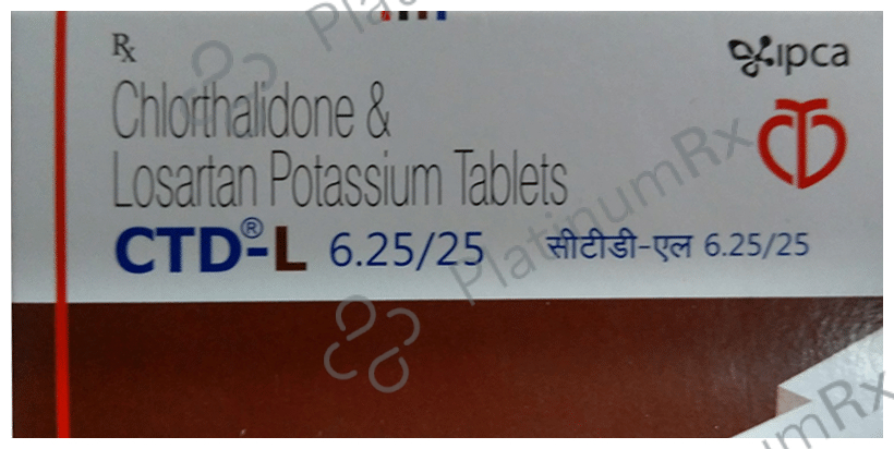 CTD L 6.25/25mg Tablet 10s