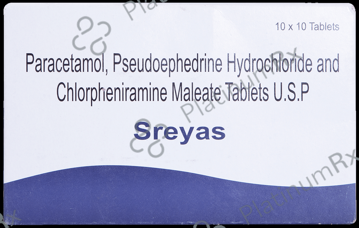Sreyas 2/650/60mg Tablet 10s