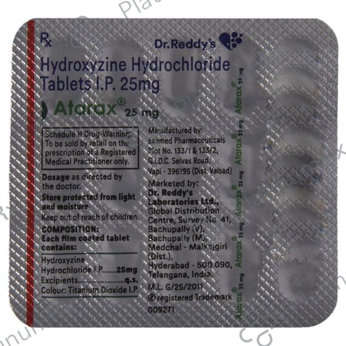 Atarax 25mg Tablet 15s