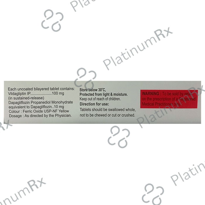Vilpower D 10/100mg Tablet 10s