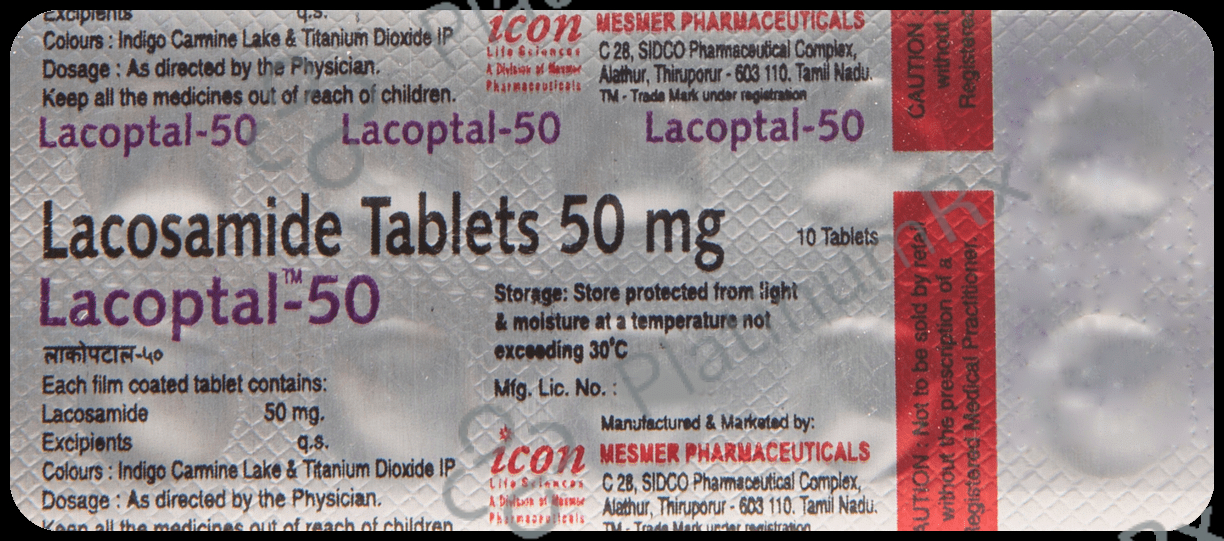 Lacoptal 50mg Tablet 10s