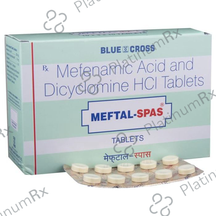 Meftal Spas 10/250mg Tablet 10s