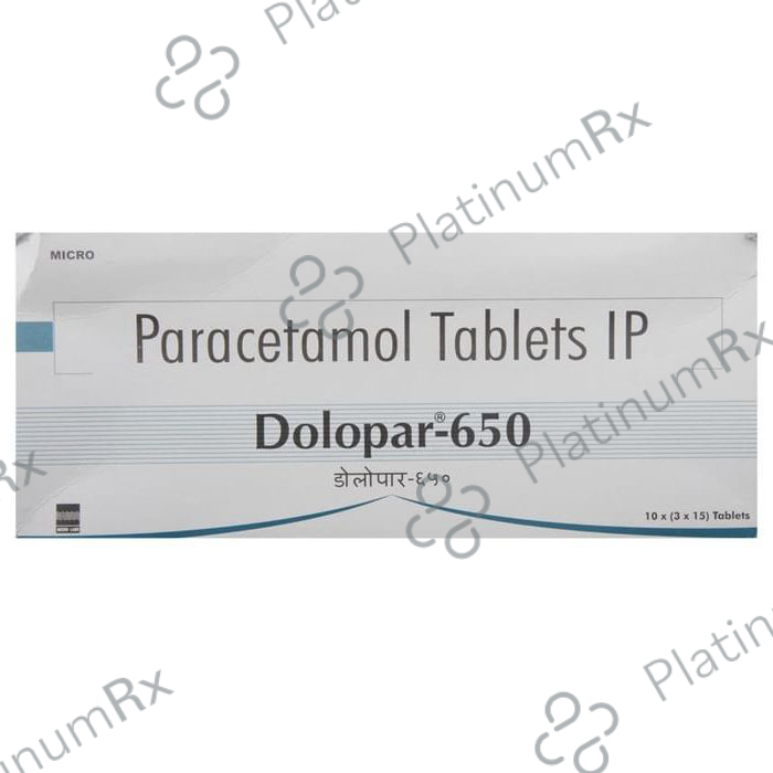 Dolopar 650mg Tablet 15s