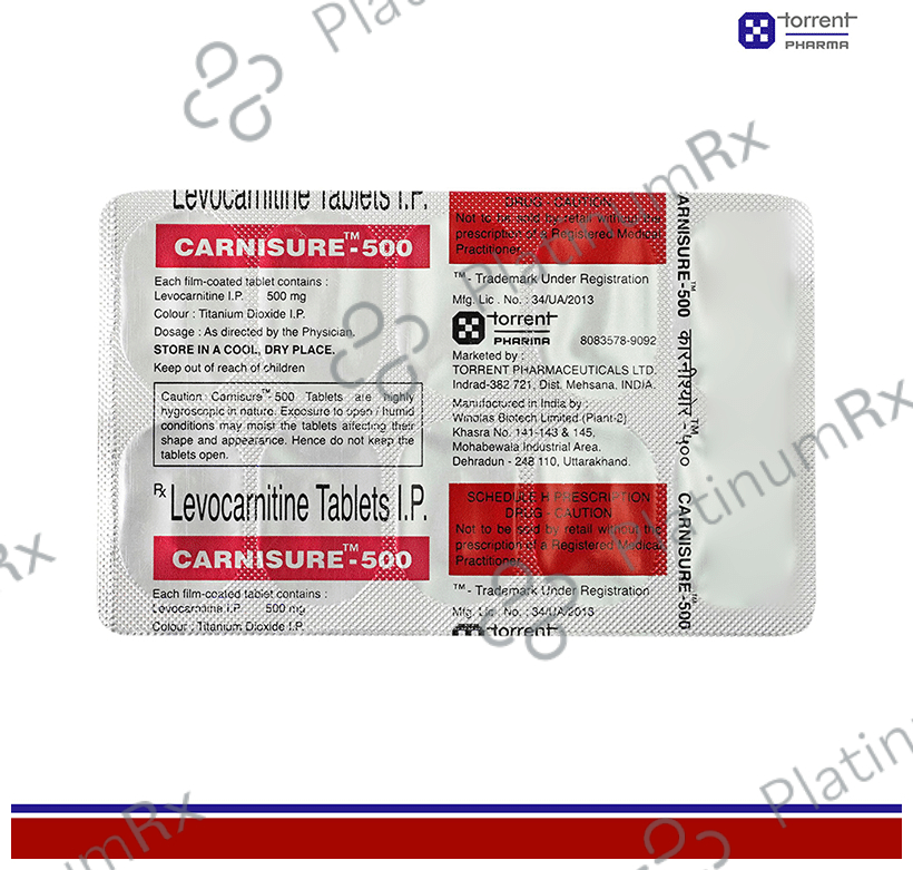 Carnisure 500mg Tablet 10s