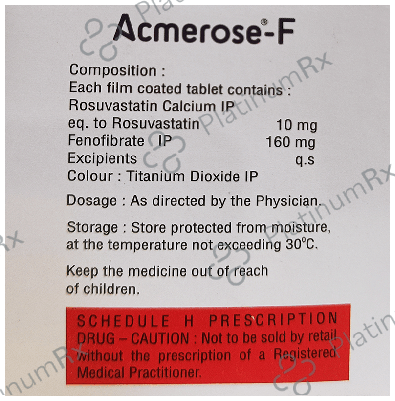 Acmerose F Tablet 10s