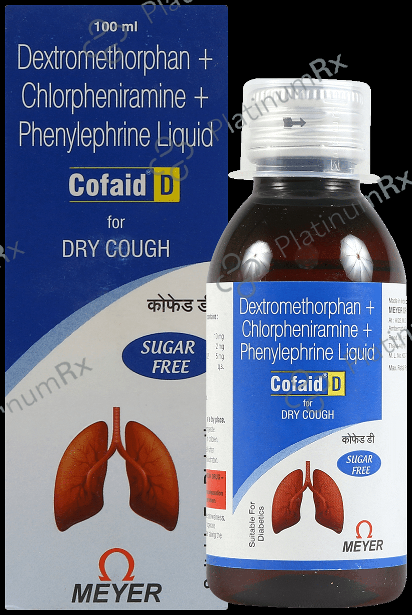 Cofaid D Syrup Sugar Free