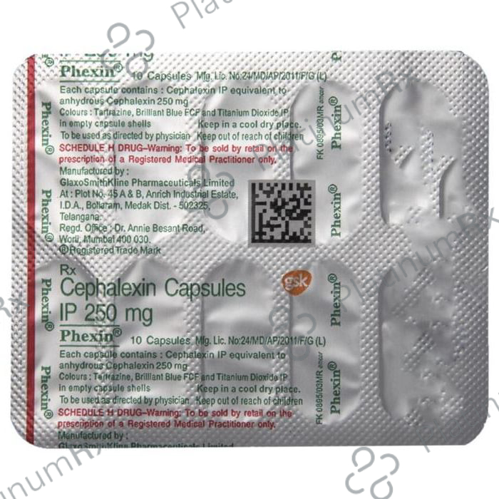 Phexin 250mg Capsule 10s