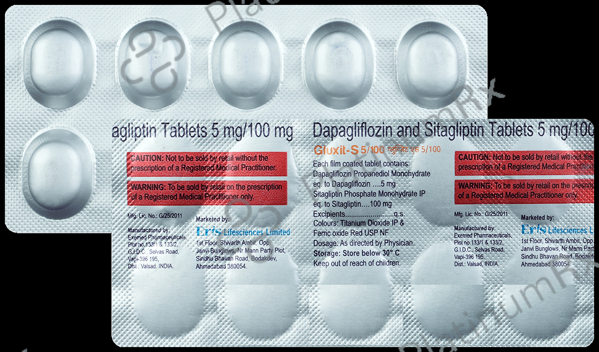 Gluxit S 5/100mg Tablet 10s