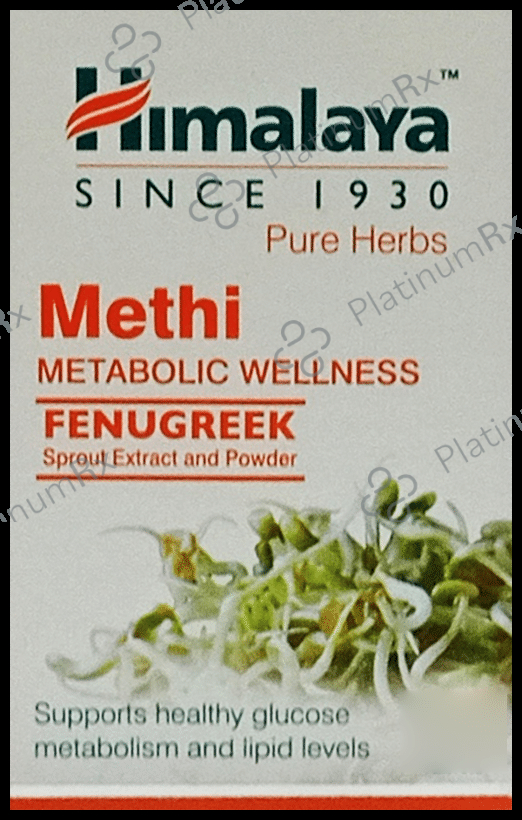 Himalaya Methi (Fenugreek Sprout Extract) for Healthy Glucose Metabolism - Tablet