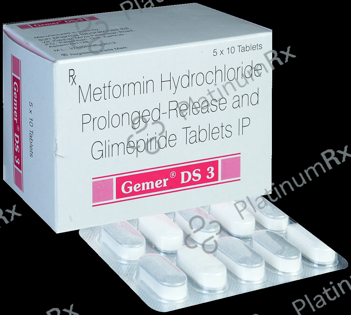 Gemer DS 3/1000mg Tablet PR 10s