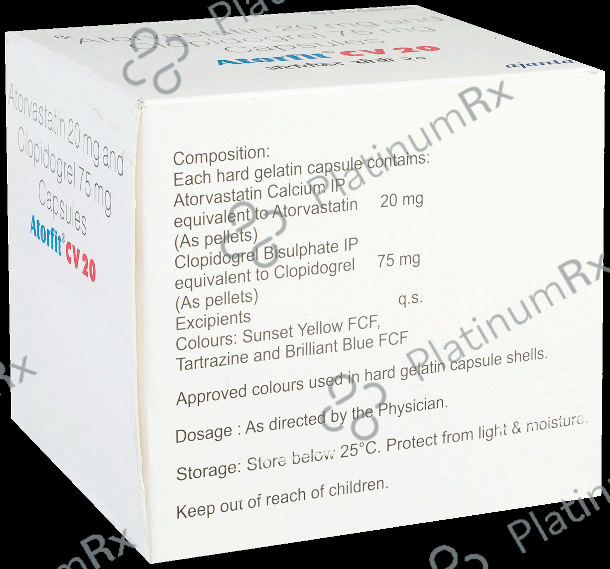 Atorfit CV 20/75mg Capsule 15s
