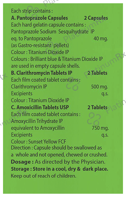 Penvax HP Kit 500mg Tablet