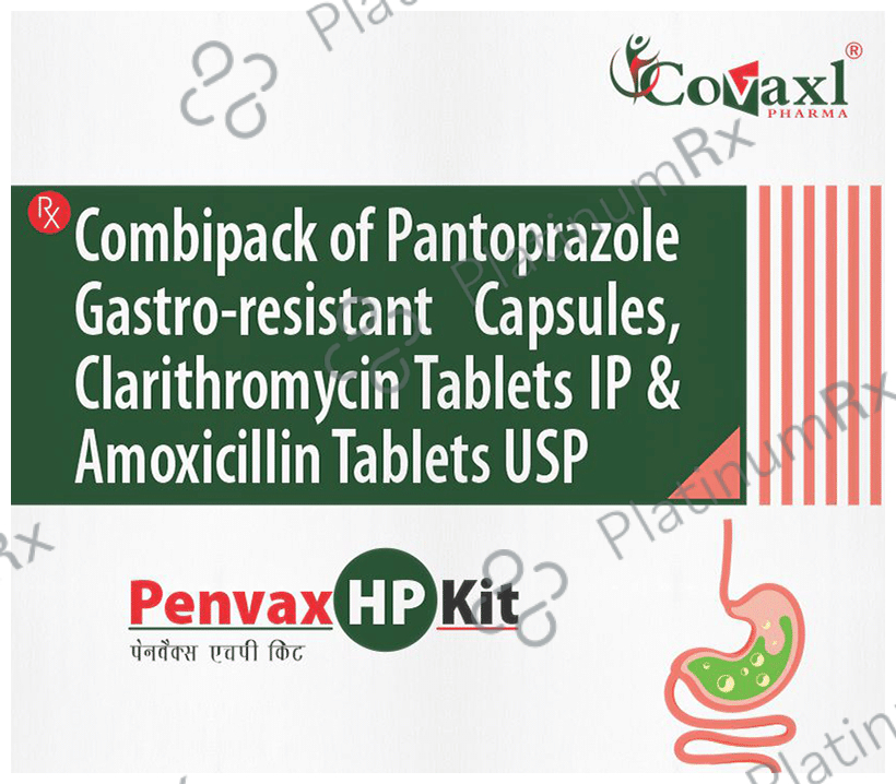 Penvax HP Kit 500mg Tablet