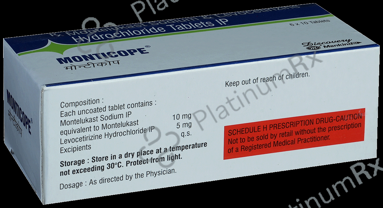 Monticope 5/10mg Tablet 10s