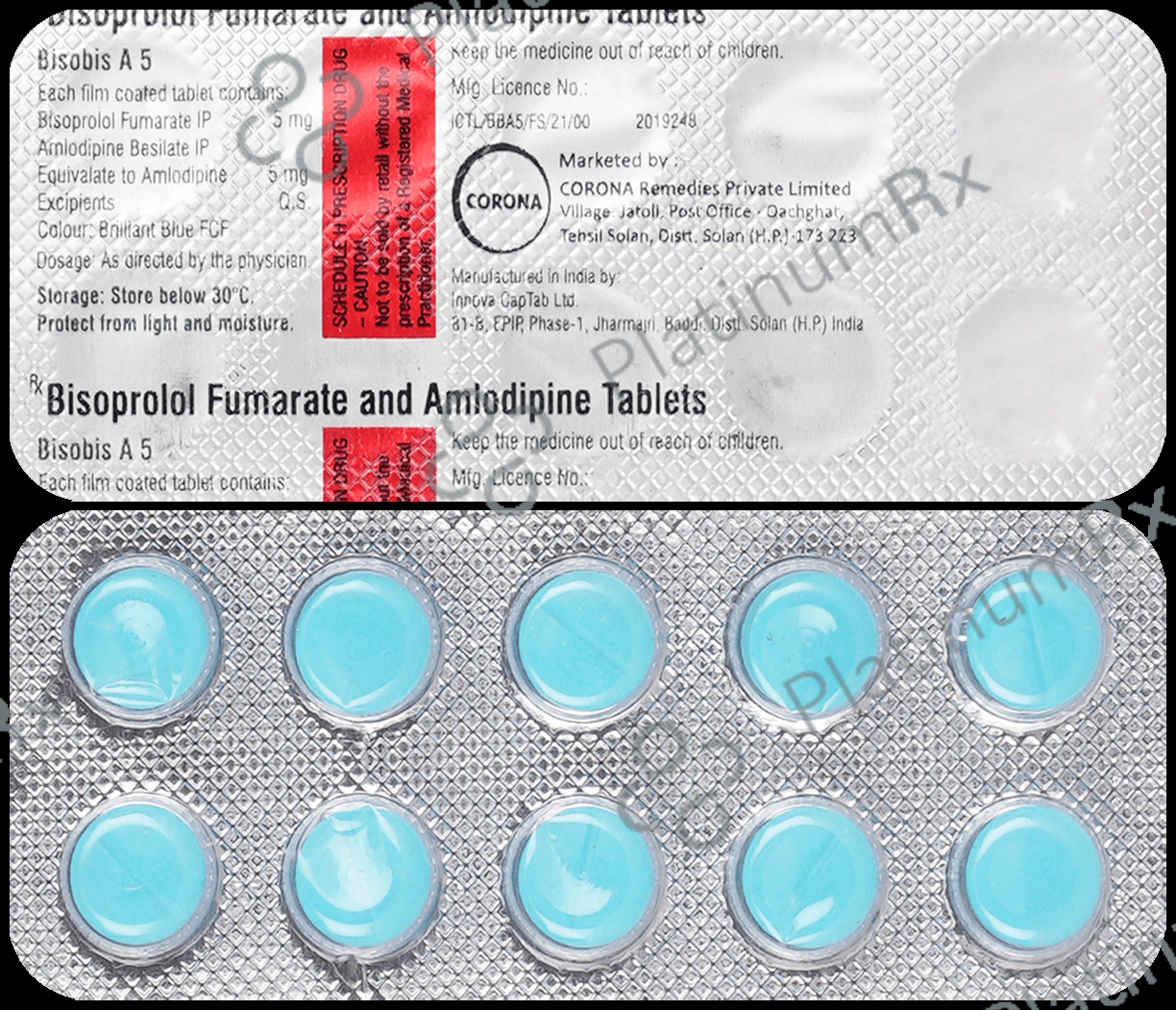 Bisobis A 5/5mg Tablet 10s