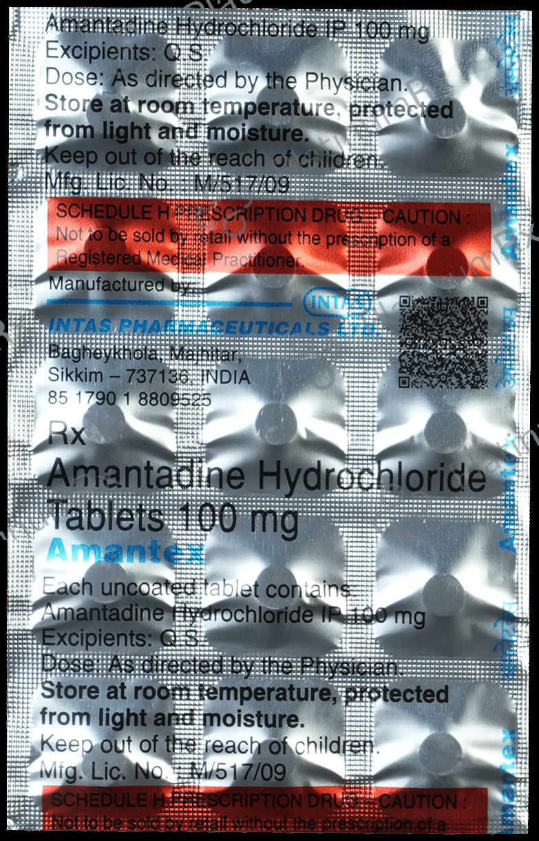 Amantex 100mg Tablet 15s