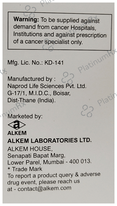 Alrubicin 50mg Injection