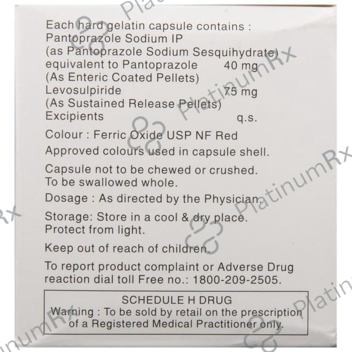 Protera L 75/40mg Capsule SR 10s