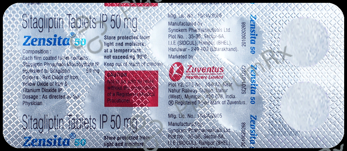Zensita 50mg Tablet