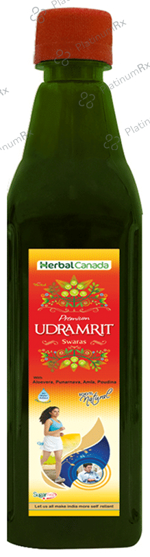 Herbal Canada Herbal Premium Udramrit Swaras Sugar Free 1 Ltr