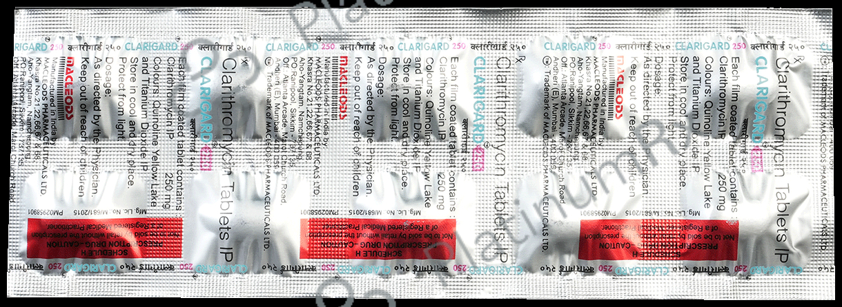 Clarigard 250mg Tablet 10s