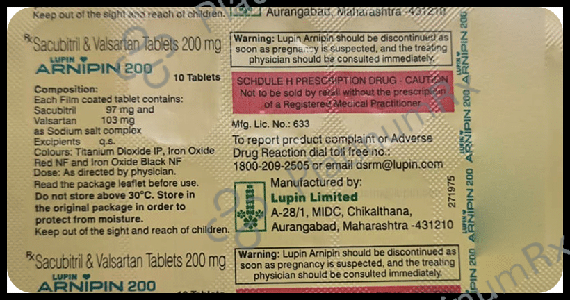 Arnipin 200mg Tablet 10s