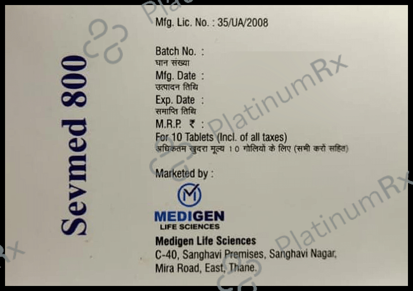 Sevmed 800 Tablet