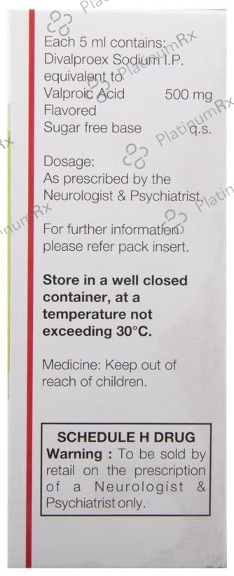 Valance 500mg Oral Solution Colourless 100ml