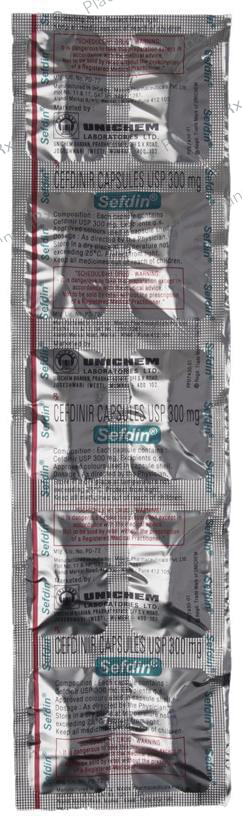 Sefdin 300mg Capsule 10s