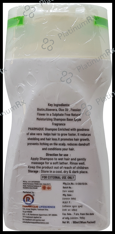 Pharmaque Hair Wash Shampoo Sulphate Free