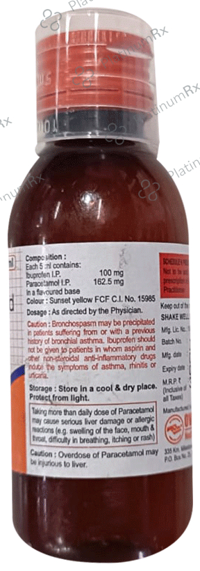 Ibutop 100 mg/162.5 mg Suspension