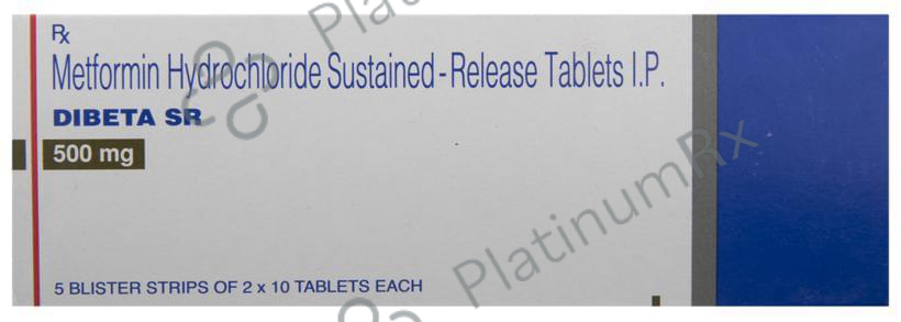 Dibeta 500mg SR Tablet 10s