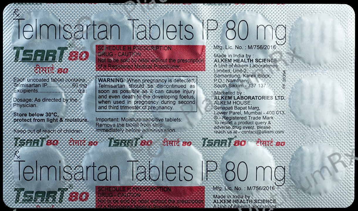 Tsart 80 Tablet 15 Tablet