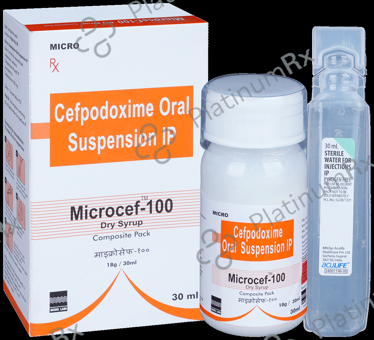 Microcef 100mg Oral Suspension 30ml