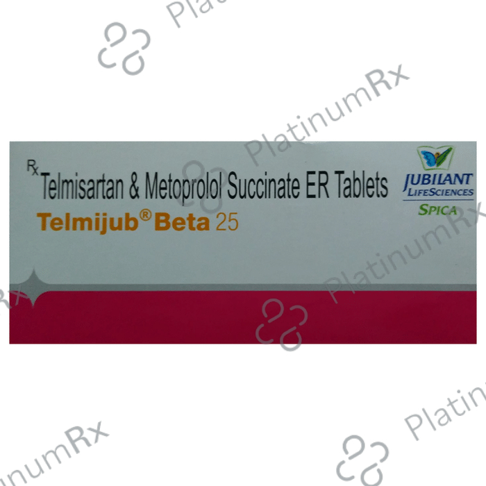 Telmijub Beta 25 Tablet ER