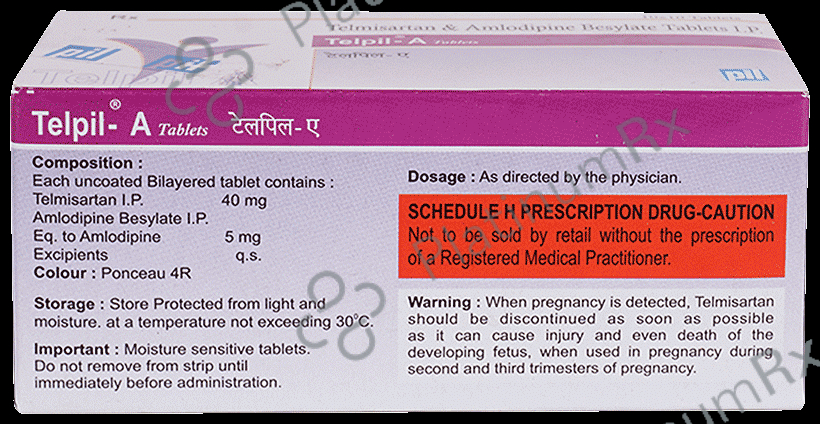 Telpil A 40mg/5mg Tablet
