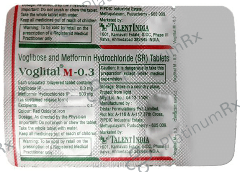 Voglital M 0.3 Tablet SR