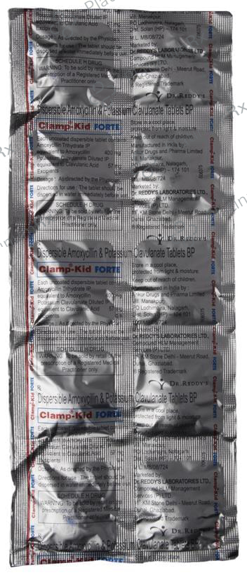 Clamp Kid 400/57mg Forte Tablet 10s