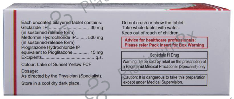 Glycinorm Total 30 Tablet SR 10 Tablet SR