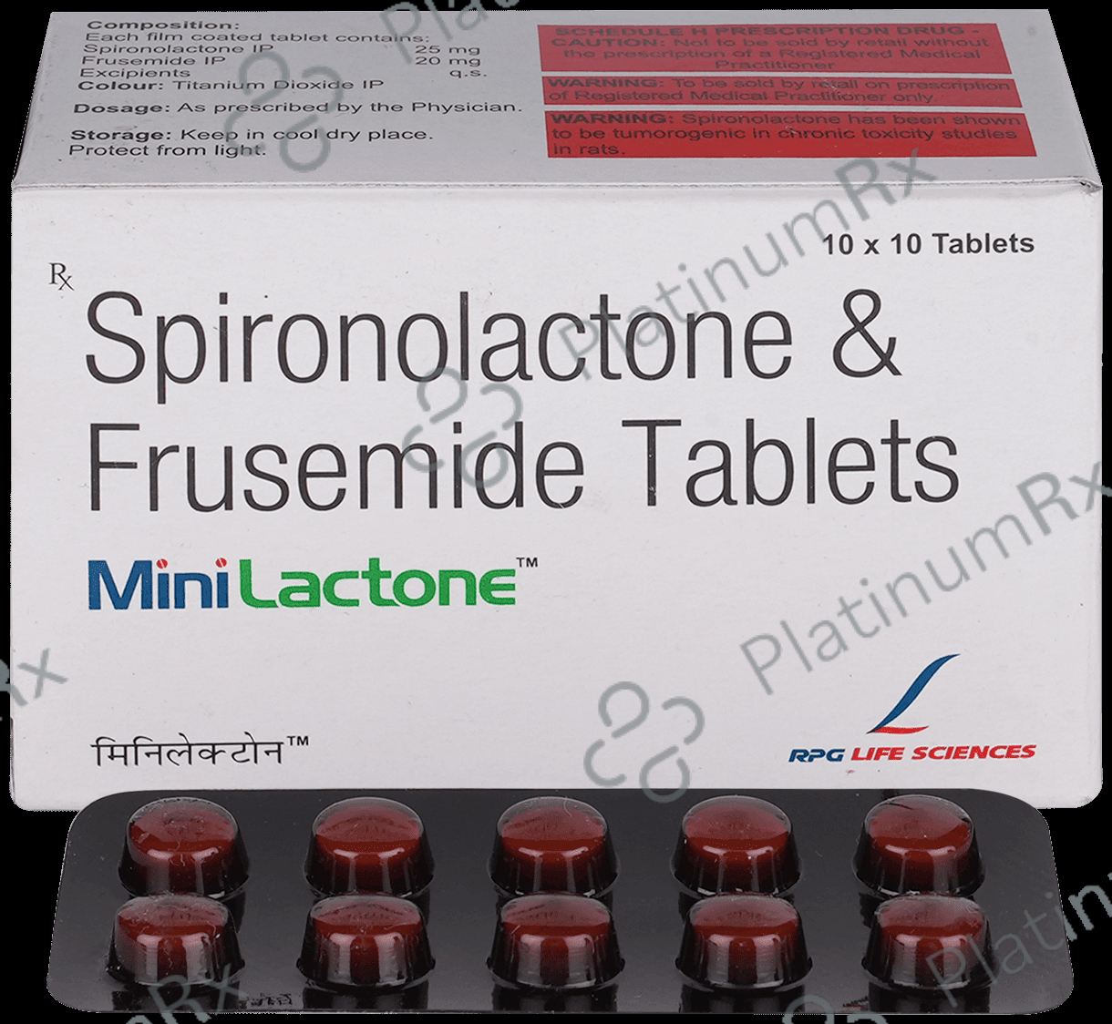 Minilactone 20/25mg Tablet 10s